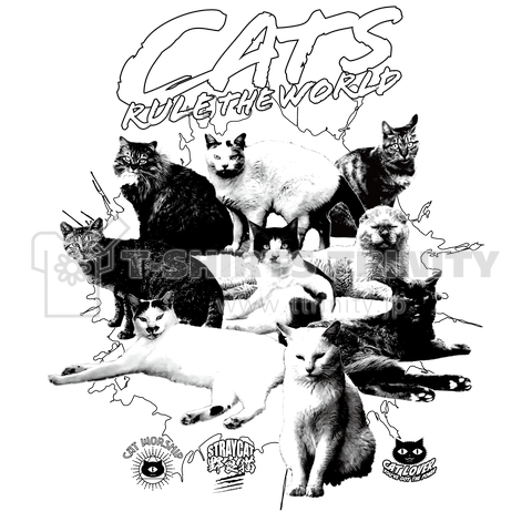 猫が世界を支配する(黒)