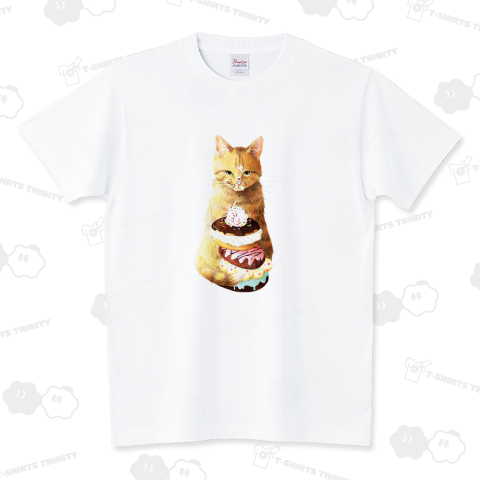 茶トラねこさん スタンダードTシャツ(5.6オンス)