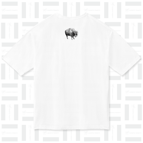 バイソン(バックデザイン)（Tシャツ）|デザインTシャツ通販【Tシャツ