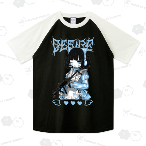 DESIRE ラグランTシャツ(5.6オンス)