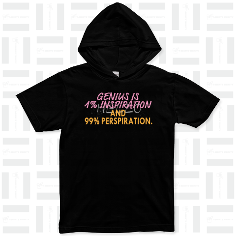 Genius is 1 percent inspiration and 99 percent perspiration.
