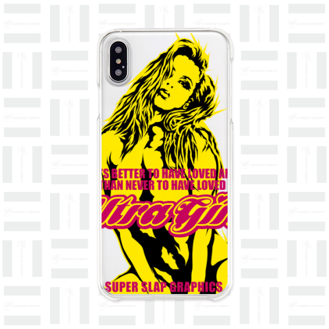 Ultra Girl #03 yellow iPhoneXSMax クリアケース