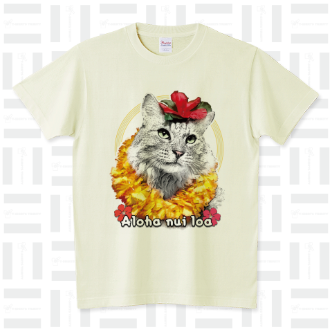 Aloha nui loa Cat スタンダードTシャツ(5.6オンス)
