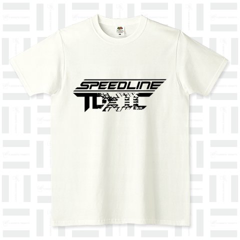 SPEEDLINE TOXICロゴ 黒文字 背景透明