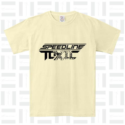 SPEEDLINE TOXICロゴ 黒文字 背景透明