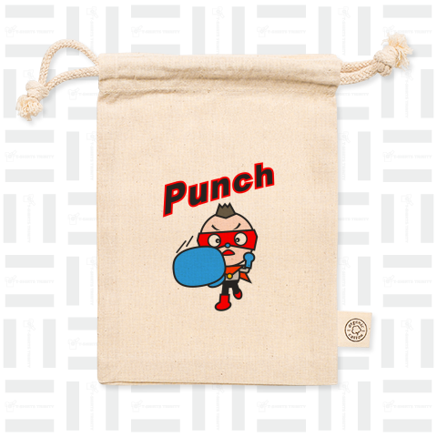 火山マン/パンチ/「Punch」文字入りデザイン