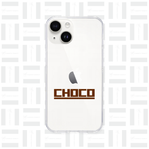 板チョコで"CHOCO" 文字デザイン