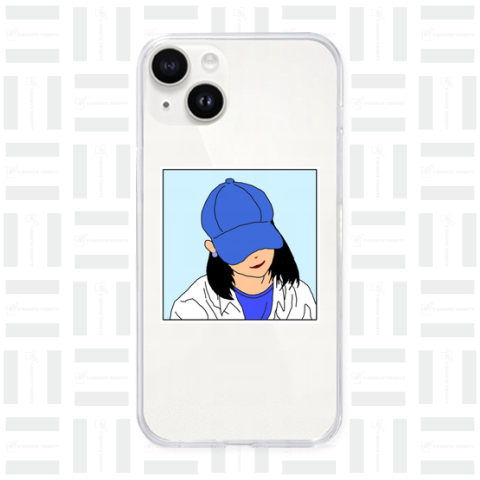 CAP GIRL blue white