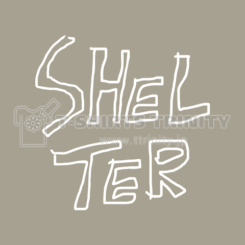 SHELTER Back Print Sweat