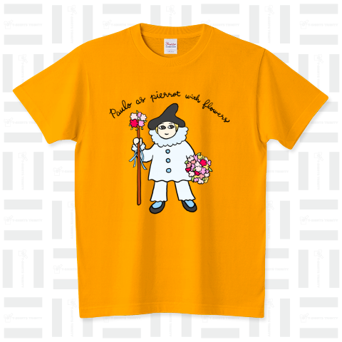 ピエロに扮した男の子 スタンダードTシャツ(5.6オンス)