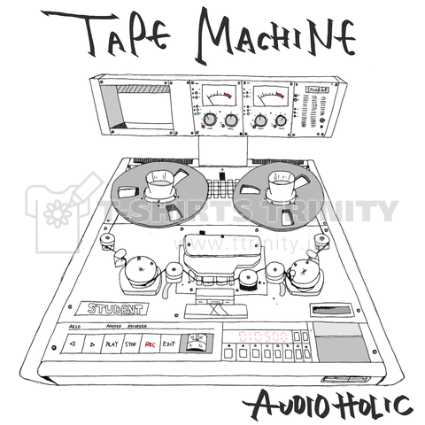 TAPE MACHINE(retro point front