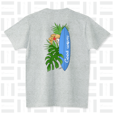 good waves!(back) スタンダードTシャツ(5.6オンス)