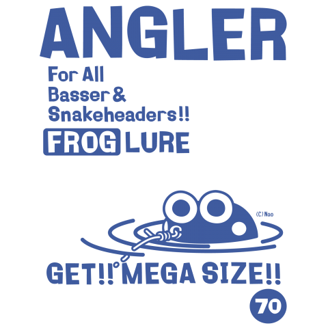 ANGLER FROG フロッグルアーTシャツ1