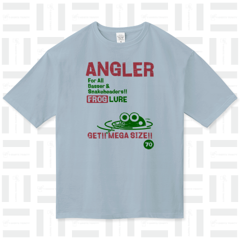 ANGLER FROG フロッグルアーTシャツ1-ビンテージ風