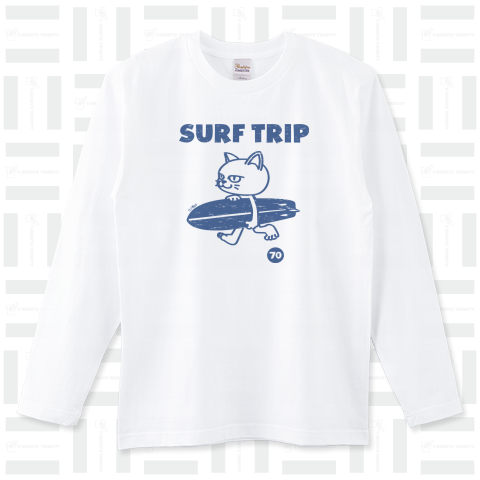 SURF TRIP 〜ネコフレンズ〜ビンテージ風かすれ柄2