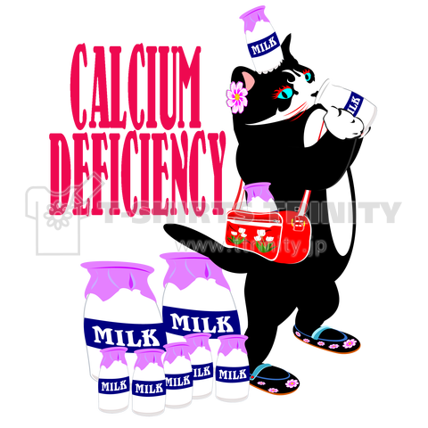 calcium deficiency ハチワレ V2