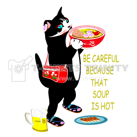 BE CAREFUL BECAUSE THAT SOUP IS HOT ハチワレVer