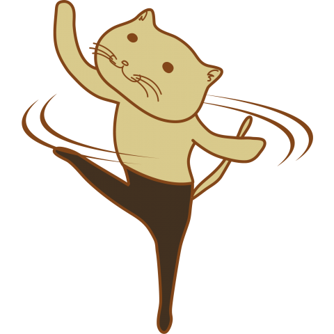 バレエダンサー ネコ 猫