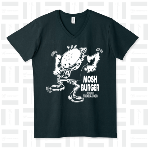 MOSH BURGER by 13th Doodlers Explosion (WHITE)