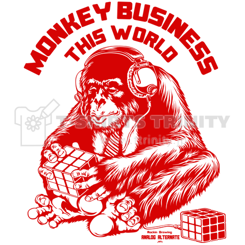 MONKEY BUSINESS THE WORLD (RED)