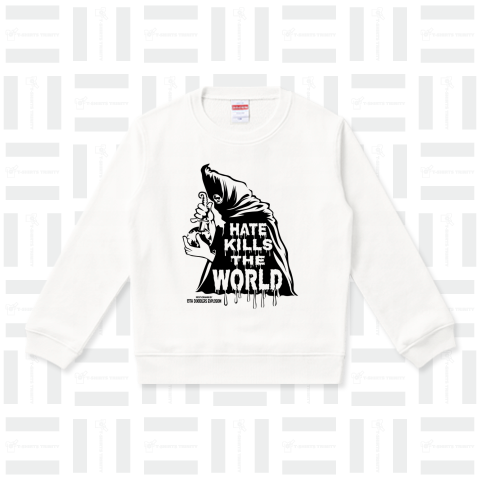 HATE KILLS THE WORLD by13TH DOODLERS EXPLOSION (BLACK)