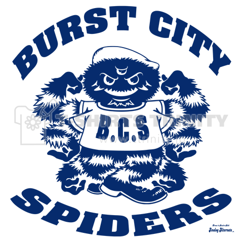 BURST CITY SPIDERS (BLUE)