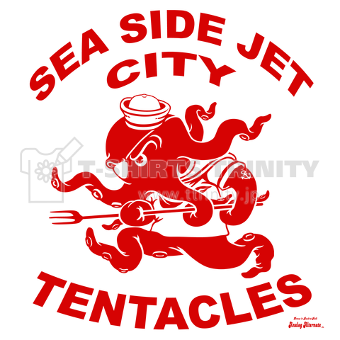 SEA SIDE JET CITY TENTACLES (RED)