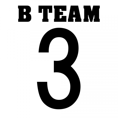 ユニフォームTシャツ Bチーム 背番号3