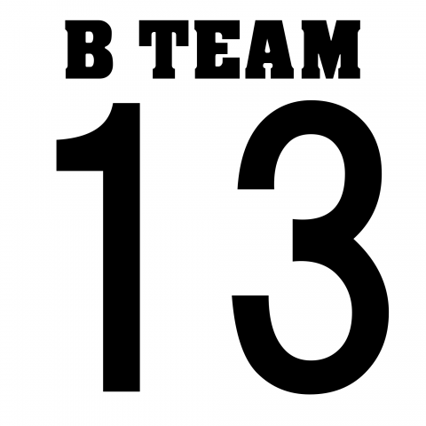 ユニフォームTシャツ Bチーム 背番号13