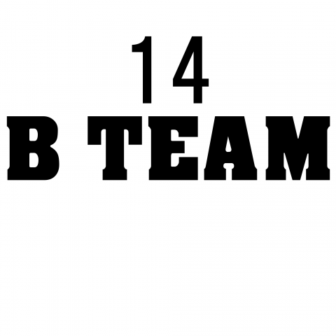 ユニフォームtシャツ Bチーム 背番号14 デザインtシャツ通販 Tシャツトリニティ