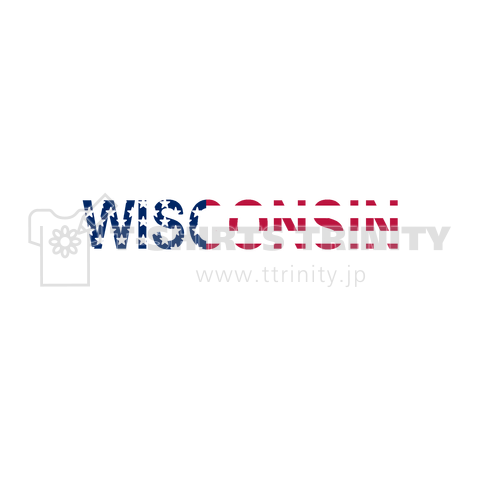 【アメリカTシャツ】ウィスコンシン州(WISCONSIN)Tシャツ