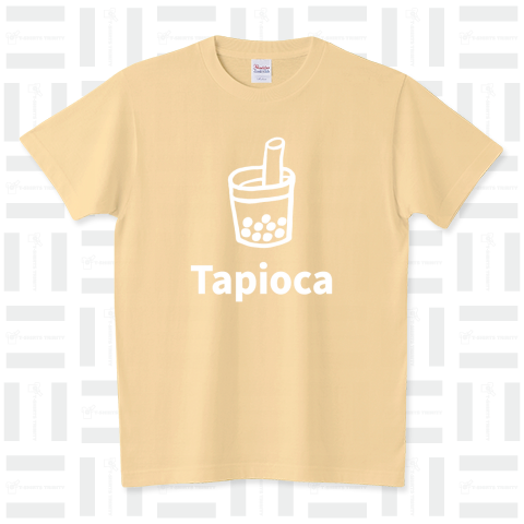 DSIタピオカTシャツ白tapioca