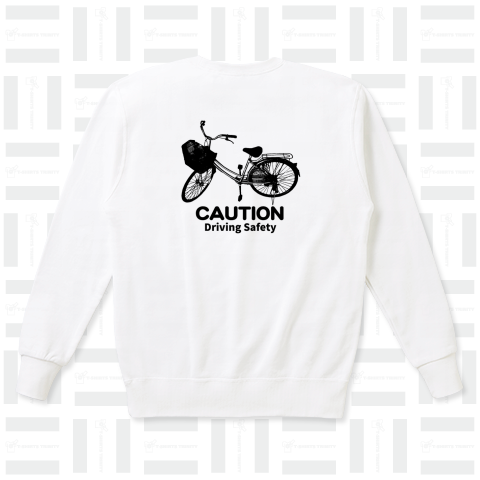 2019自転車ロードバイクTシャツ(黒ママチャリバージョン)