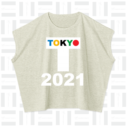 2021東京Tシャツ、カラー横バージョン