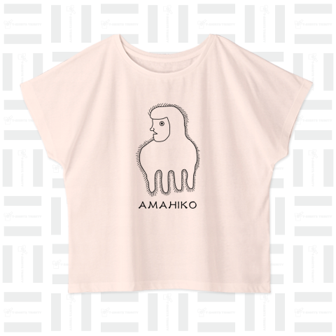 アマビエTシャツ(天日子尊、英語バージョン)コロナウイルス対策Tシャツ