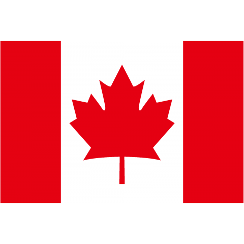 カナダ--Canada--    {・国旗, unionjack・flag,フラッグ,シンプル,ボーダー,カラフル,図形,ドット,地図,イベント,野球,サッカー,記号,線,模様,星柄,時事,政治・}