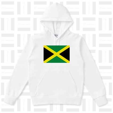 旧ジャマイカ国旗 --jamaica--    {・国旗・flag,フラッグ,シンプル,ボーダー,カラフル,図形,地図,イベント,野球,サッカー,レゲエ,線,模様,星柄,時事,政治・}