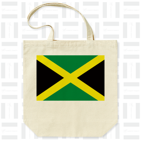 旧ジャマイカ国旗 --jamaica--    {・国旗・flag,フラッグ,シンプル,ボーダー,カラフル,図形,地図,イベント,野球,サッカー,レゲエ,線,模様,星柄,時事,政治・}