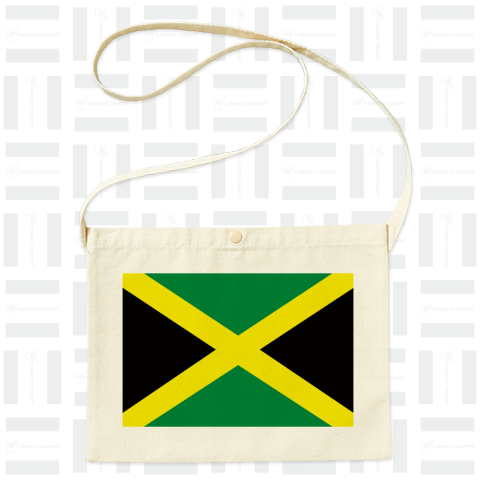 旧ジャマイカ国旗 --jamaica--    {・国旗・flag,フラッグ,シンプル,ボーダー,カラフル,図形,地図,イベント,野球,サッカー,レゲエ,線,模様,星柄,時事,政治・}