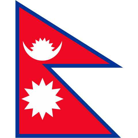 ネパール--Nepal--    {・国旗,flag,フラッグ,シンプル,ボーダー,カラフル,図形,ドット,地図,イベント,野球,サッカー,記号,線,模様,星柄,時事,政治・}