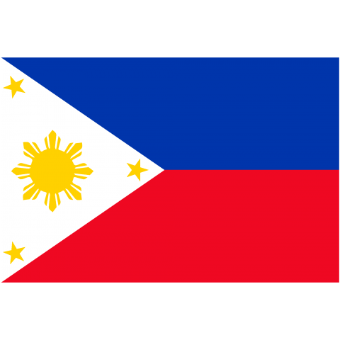 フィリピン--Philippines--    {・国旗,flag,フラッグ,シンプル,ボーダー,カラフル,図形,ドット,地図,イベント,野球,サッカー,記号,線,模様,柄,時事,政治・}