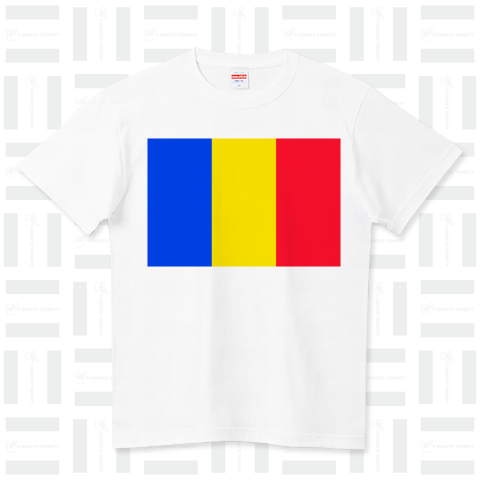 ルーマニア--Romania--    {・国旗,flag,フラッグ,シンプル,ボーダー,カラフル,図形,ドット,地図,イベント,野球,サッカー,記号,線,模様,柄,時事,政治・}