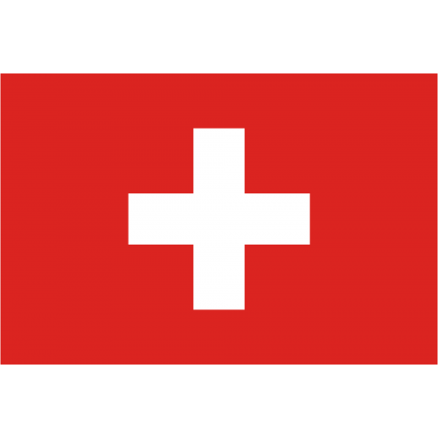 スイス Switzerland 国旗 Flag フラッグ シンプル ボーダー カラフル 図形 ドット 地図 イベント 野球 サッカー 記号 線 模様 柄 時事 政治 デザインtシャツ通販 Tシャツトリニティ