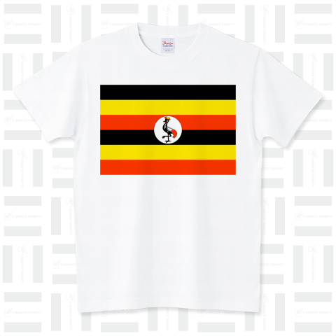 ウガンダ--uganda--    {・国旗,flag,フラッグ,シンプル,ボーダー,カラフル,図形,ドット,地図,イベント,野球,サッカー,記号,線,模様,柄,時事,政治・}