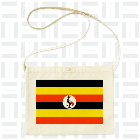 ウガンダ--uganda--    {・国旗,flag,フラッグ,シンプル,ボーダー,カラフル,図形,ドット,地図,イベント,野球,サッカー,記号,線,模様,柄,時事,政治・}