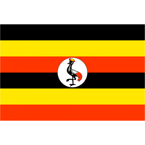 ウガンダ--uganda--    {・国旗,flag,フラッグ,シンプル,ボーダー,カラフル,図形,ドット,地図,イベント,野球,サッカー,記号,線,模様,柄,時事,政治・}