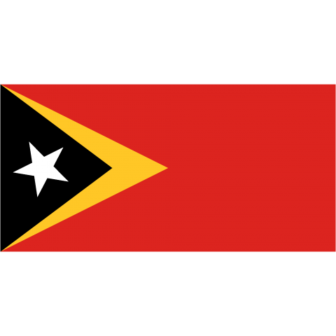 東ティモール Timor Leste 国旗 Flag フラッグ シンプル ボーダー カラフル 図形 ドット 地図 イベント 野球 サッカー 記号 線 模様 柄 時事 政治 デザインtシャツ通販 Tシャツトリニティ