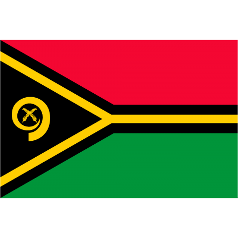 バヌアツ--Vanuatu--    {・国旗,flag,フラッグ,シンプル,ボーダー,カラフル,図形,ドット,地図,イベント,野球,サッカー,記号,線,模様,柄,時事,政治・}