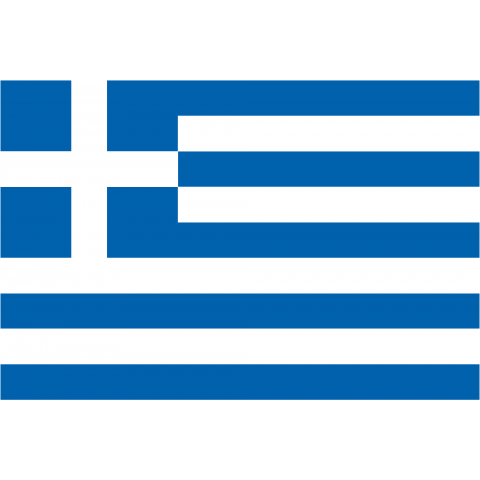 ギリシャ Greece 国旗 Flag フラッグ シンプル ボーダー カラフル 図形 ドット 地図 イベント 野球 サッカー 記号 線 模様 柄 時事 政治 デザインtシャツ通販 Tシャツトリニティ