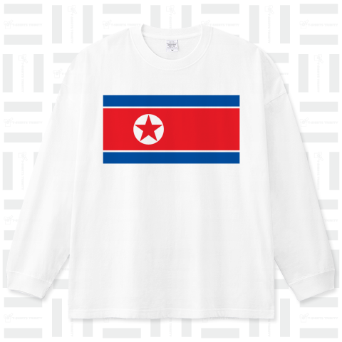 北朝鮮--North Korea--    {・国旗,flag,フラッグ,シンプル,ボーダー,カラフル,図形,ドット,地図,イベント,野球,サッカー,相撲,記号,線,模様,柄,時事,政治・}